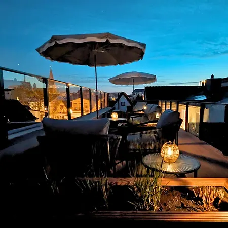 Fynbos Am Alten Strom, Strandnah & Dachterrasse شقة روستوك